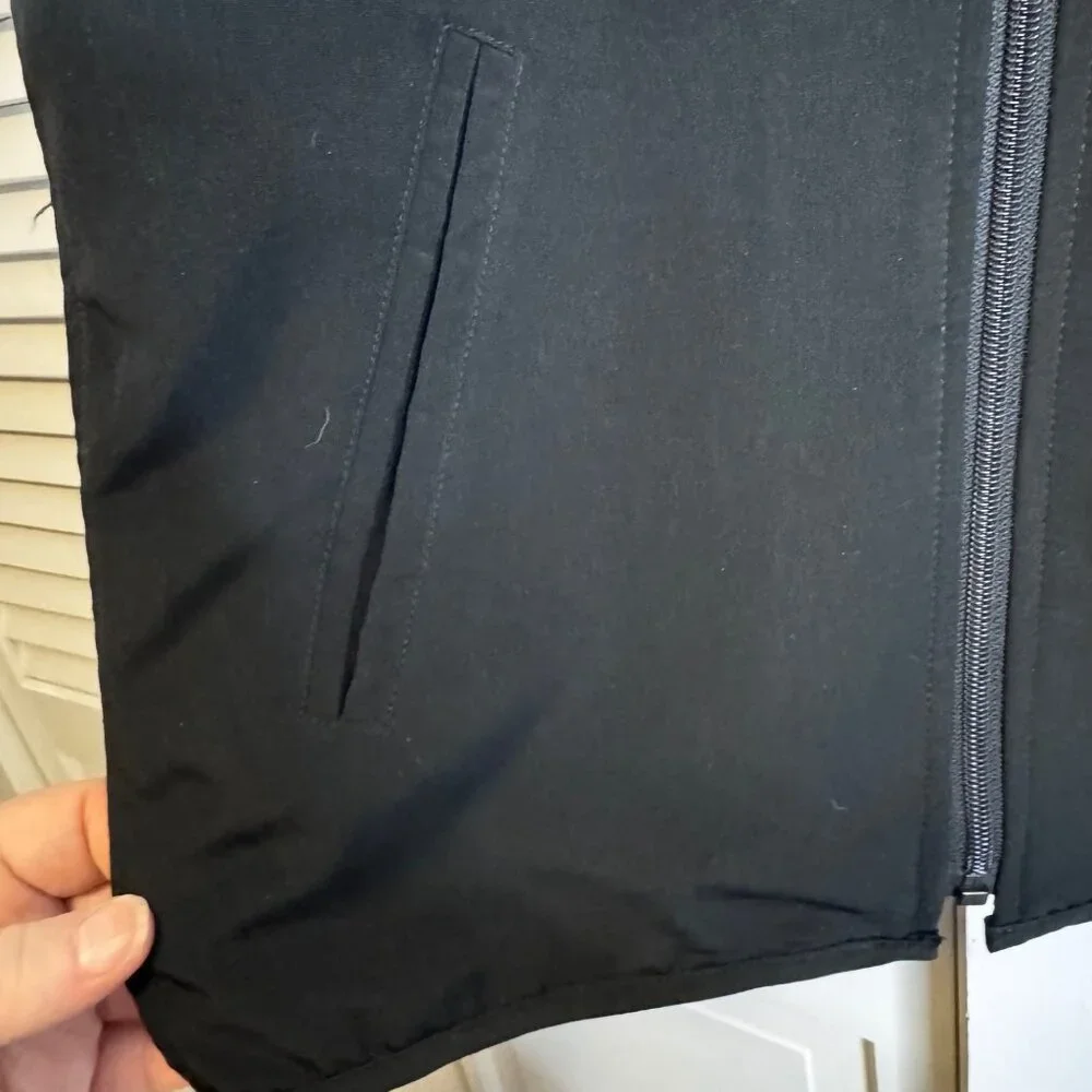 HALEY RESERVE WOMENS MEDIUM BLACK ZIP UP PERFORMANCE VEST GOLF GORPCORE SPORTY - Picture 5 of 8